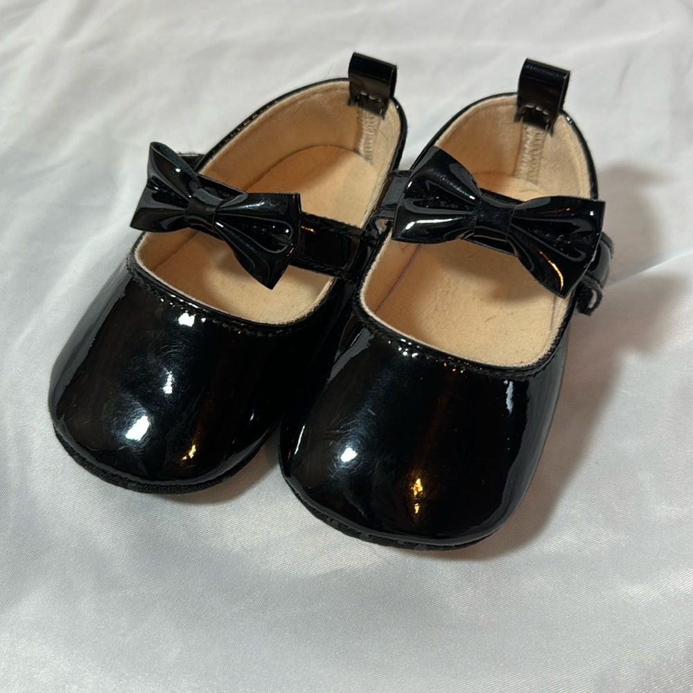 Patent faux leather Ballet Dress up shoes